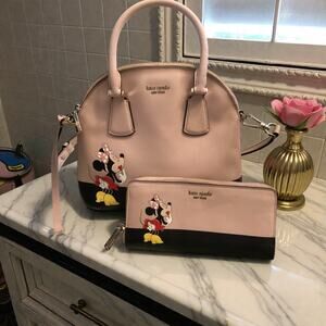 Kate Spade New York Disney x Minnie Mouse Medium Dome Satchel and Wallet